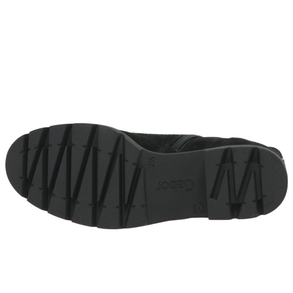 Gabor Daim Noir | Bottines Femme Baccara Exclusives